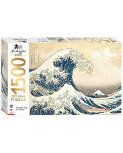 Mindbogglers Gold 1500 Piece Great Wave Puzzle (Min Order Qty 3) 