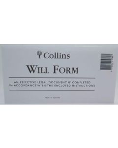 Collins Will Form (Min Order Qty 2)