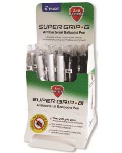 Pilot Super Grip G Antibacterial Display of 24 (Min order Qty: 1)