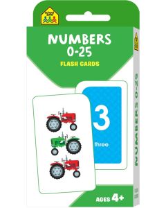 School Zone Numbers 0-25 Flash Cards  (Min Ord Qty: 2)