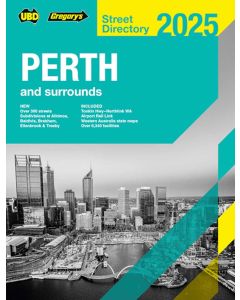 UBD Gregory's Perth Street Directory 2025 67th edition (Min Order Qty: 1) 