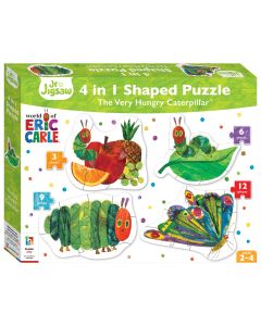 4-in-1 Shaped Hungry Caterpillar Jigsaw (Min Order Qty 2)