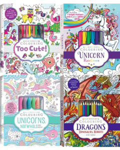 Kaleidoscope Colouring Kit Set of 16 Assorted (Min Order Qty: 1)