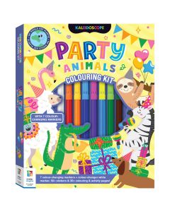 Kaleidoscope Colouring Party Animals Kit (Min Order Qty 2)