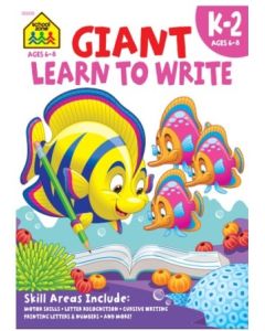 School Zone: Giant Workbook Learn to Write (Min Order Qty: 3) 