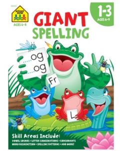 School Zone: Giant Workbook Spelling (Min Order Qty: 3) 