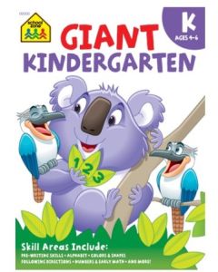 School Zone: Giant Workbook Kindergarten (Min Order Qty: 3) 