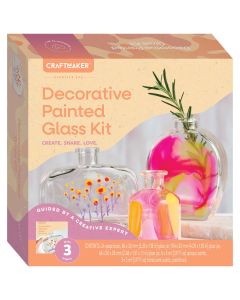 Craft Maker Glass Painting Kit (Min Order Qty 2)