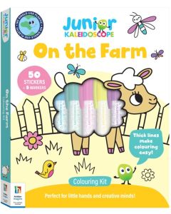 Junior Kaleidoscope Colouring Kit On The Farm (Min Order Qty 2)