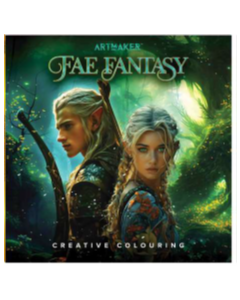 Art Maker Square Colouring Books - Fae Fantasy (Min Order Qty 2) 