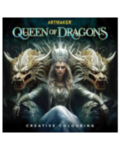 Art Maker Square Colouring Books - Queen of Dragons (Min Order Qty 2) 