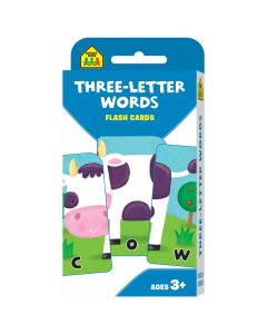 School Zone Three Letter Words Flash Cards  (Min Ord Qty: 3)