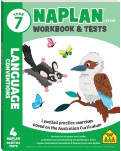 Year 7 NAPLAN style Language Conventions Workbook and Tests (Min Order Qty 2)