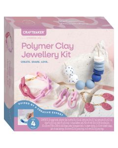 Craft Maker Polymer Clay Jewellery Kit (Min Order Qty 2)