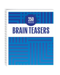 250 Puzzles Brain Teasers 2025 ed (Min Order Qty 2)