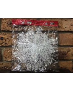 Christmas Snowflake Assorted Sizes Pack of 6 (Min Order Qty 5 Packs)