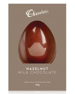 Chocolatier Gourmet Egg 150g Hazelnut Milk Chocolate (Min Order Qty 2) 