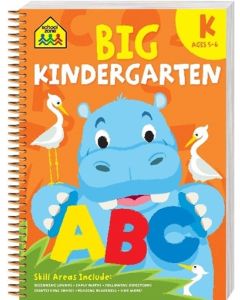 School Zone Big Spiro Workbook Kindergarten (Min Order Qty 2)