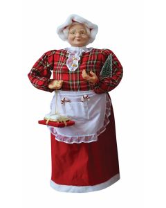 Standing Mrs Claus 90cm (Min Order Qty 1) *Coming September*