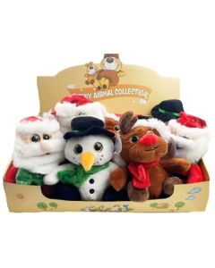 Xmas Plush Assorted CDU of 9 (Min Order Qty: 1 Display unit)