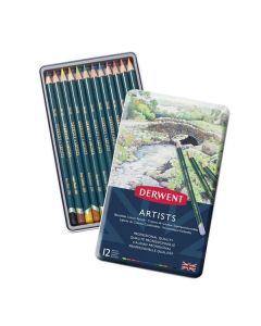 Derwent Pencils Artist Tin of 12 (Min Order Qty 1) 