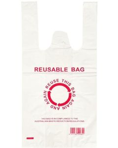 Reusable Carry Bag Small 420x200mm 40UM Box of 900  (Min Order Qty 1)