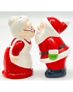 Mr & Mrs Claus Salt & Pepper Shakers (Min Order Qty 2) 