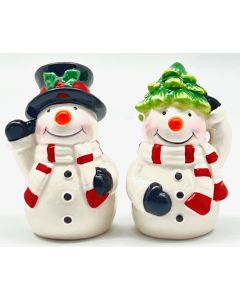 Snowman Salt & Pepper Shakers (Min Order Qty 2) 