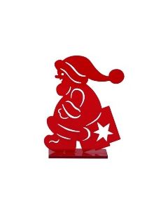 Silhouette Acrylic Santa Sitting (Min. Order 2)