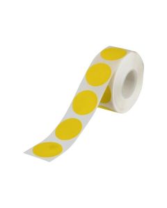 Quikstik Label Dispenser Circles 24mm Yellow (Min Order Qty 1)